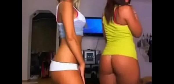 Hot Interracial Ass Shaking